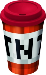 Cestovní hrnek na kávu MINECRAFT 390 ml