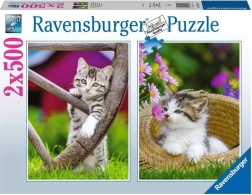 Puzzle Koťata na venkově 2×500 dílků RAVENSBURGER