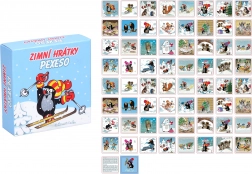 Pexeso KRTEK zimní hrátky v krabičce