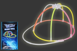 Svítící čepice s tyčinkami