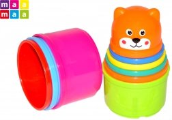 Skládací věž z kelímků, 9 ks