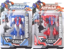 Skládací robot stíhačka plast 12 × 8 cm