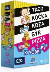 Taco, kočka, koza, sýr, pizza – k vodě (voděodolná karetní hra)