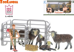 Zoolandia zvířátka farma s mláďaty a doplňky – sada prasata nebo ovce