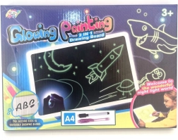 Kreslící tabulka svítící ve tmě A4 pro děti