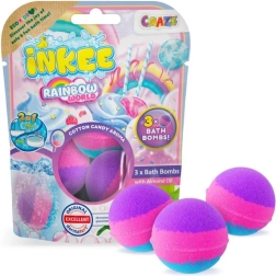 Inkee šumivé bomby Rainbow World 3x