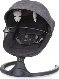 CHIPOLINO elektrická kolébka Nest Granite
