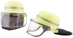 Hasičská helma s hledím 28 cm - 1 kus