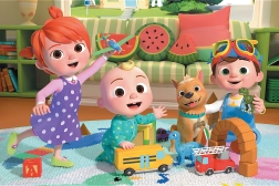 Puzzle 24 dílků Maxi COCOMELON Připraveni na dobrodružství