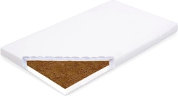 Dětská matrace New Baby Standard 140×70×7 cm kokos–pěna bílá