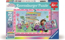 Ravensburger puzzle Gábinin kouzelný domek 2x24 dílků
