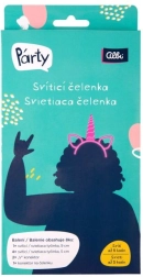 Svítící čelenka jednorožec