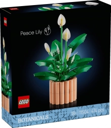 Lego botanicals toulitka (spathiphyllum) – stavebnice pro dospělé