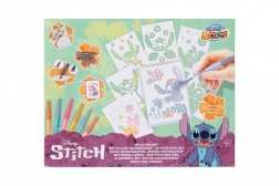 Velká kreativní sada malování s foukacími fixy Stitch