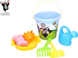 Písek sada Krtek velká 3,5 l modrá