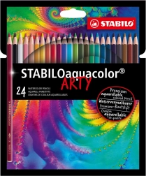 Sada akvarelových pastelek Stabilo Aquacolor Arty 24 ks