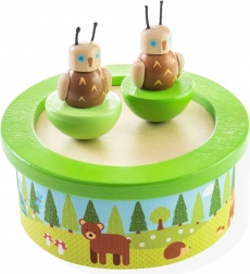 Dřevěná hrací skříňka BIGJIGS TOYS woodland