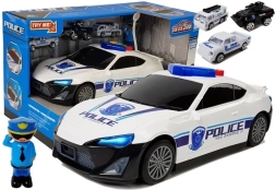 Policejní auto s garáží 2v1 se zvukem a světly