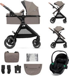 Kinderkraft kombinovaný kočárek 3v1 Esme Pro Sand Beige