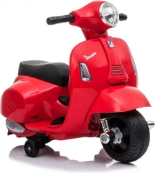 Dětský akumulátorový skútr Vespa GTS 300 Mini červený