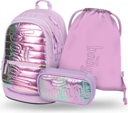 Baagl Set 3: Batoh, Penál a Sáček Levander