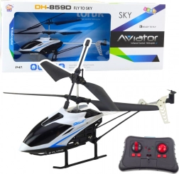RC helikoptéra Aviator s LED a rotací 360°