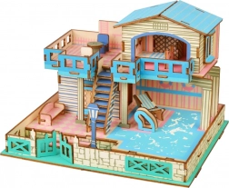 Woodcraft dřevěné 3D puzzle Vila na ostrově Lembongan