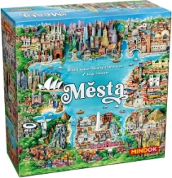 MĚSTA – strategická desková hra pro 2–4 hráče