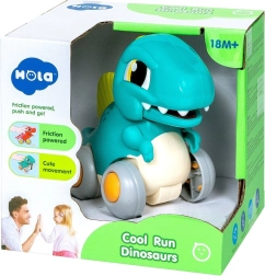Interaktivní dinosaurus na setrvačný pohon – tyrkysový