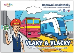 Omalovánky Dopravní Vlaky a Vláčky A5