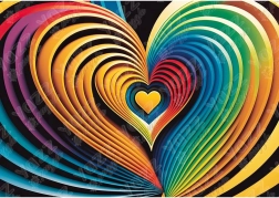 Puzzle v srdci 1000 dílků YAZZ