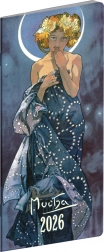 Vreckový diář Alfons Mucha 2026