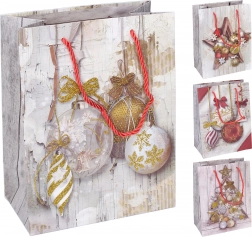 Vánoční dárková taška malá 23x18x10 cm