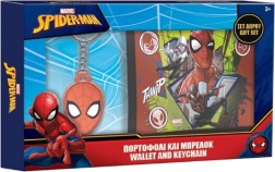 Dětská peněženka s přívěskem na klíče Spider-Man
