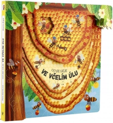 Knížka co se děje ve včelím úlu, CZ, 23 × 23 cm