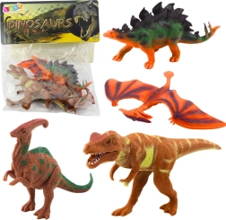 Sada figurek dinosaurů T‑Rex, Pteranodon, Stegosaurus a Parasaurolophus – 4 kusy