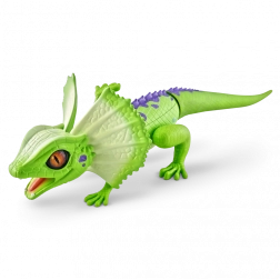 Robo Alive robotická ještěrka s límcem – oranžová