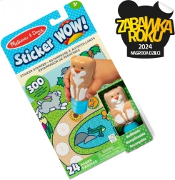 Nálepka WOW! Králíček s razítky