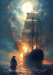 Puzzle za plameny 1000 dílků