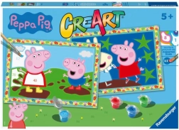 CreArt malování podle čísel – PRASÁTKO PEPPA