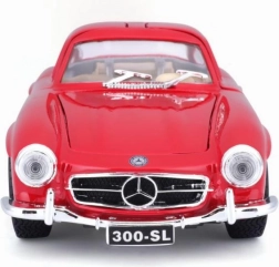 Kovový model BBURAGO 1:24 MERCEDES‑BENZ 300 SL červený