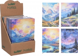 Linkovaný notes 21 × 14,5 cm – Krajina, 80 stran