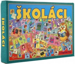 naučně‑logické společenské hry Školáci pro děti od 4 let