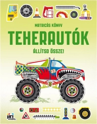 samolepková knížka poskládej si náklaďáky – maďarská verze