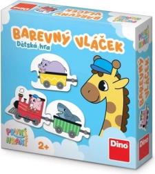 První hraní: barevný vláček – naučná hra pro nejmenší
