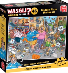 Puzzle JUMBO WASGIJ 46 Šílenství střední uličky 1000 dílků