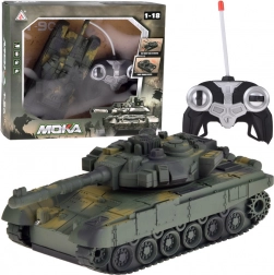Rc tank s otočnou věží, světly a realistickými zvuky
