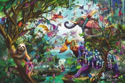 puzzle tropičtí draci 4000 dílků