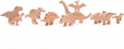 Sada dřevěných dinosaurů Bajo 10 ks