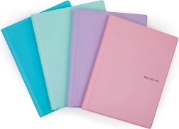 Kroužkový blok A5 Pastelini s plastovým obalem